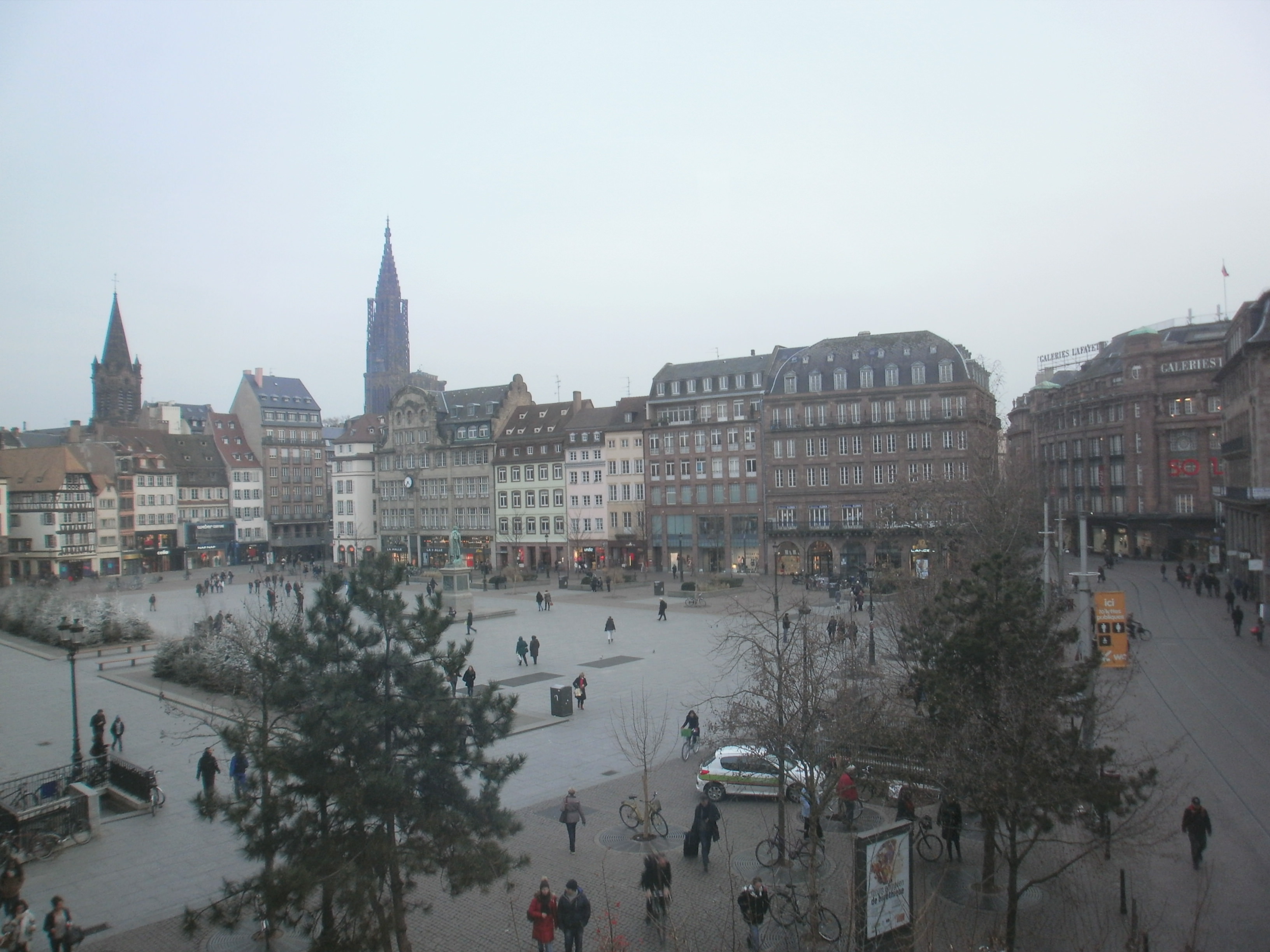 Strasbourg Place Kleber - The view from our hotel