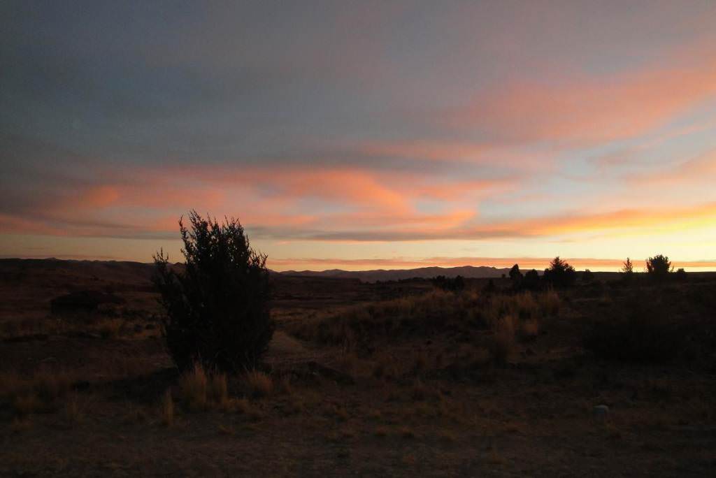 Sunset in Sillustani, 22.8.2011