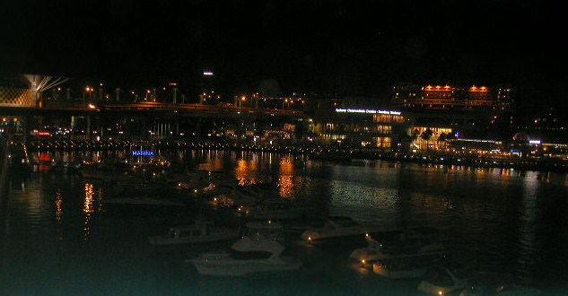 Sydney Darling Harbour by night