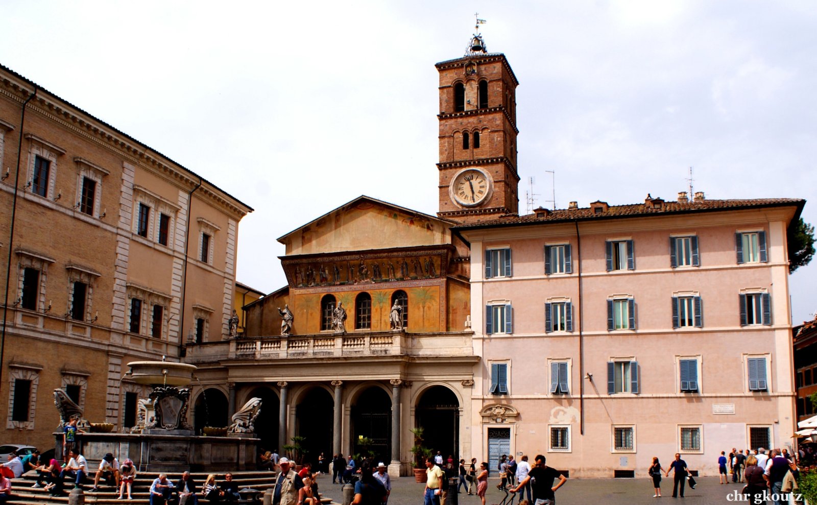 The Basilica Of Santa Maria In Trastevere