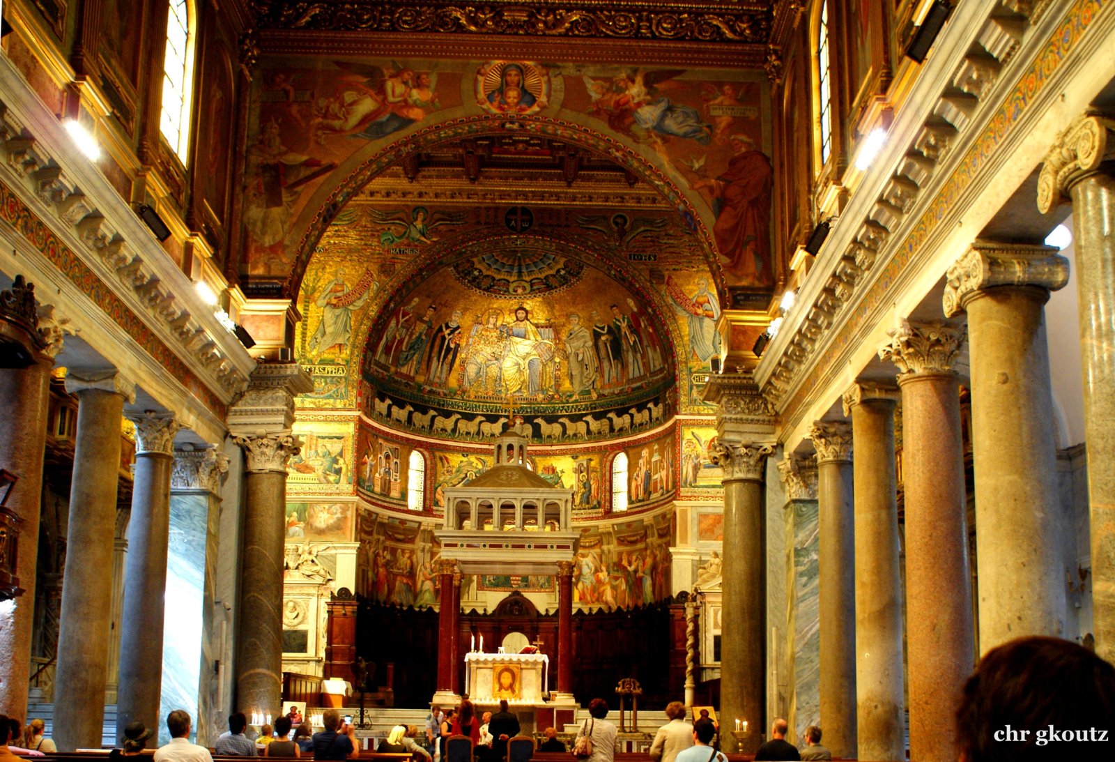 The Basilica Of Santa Maria In Trastevere