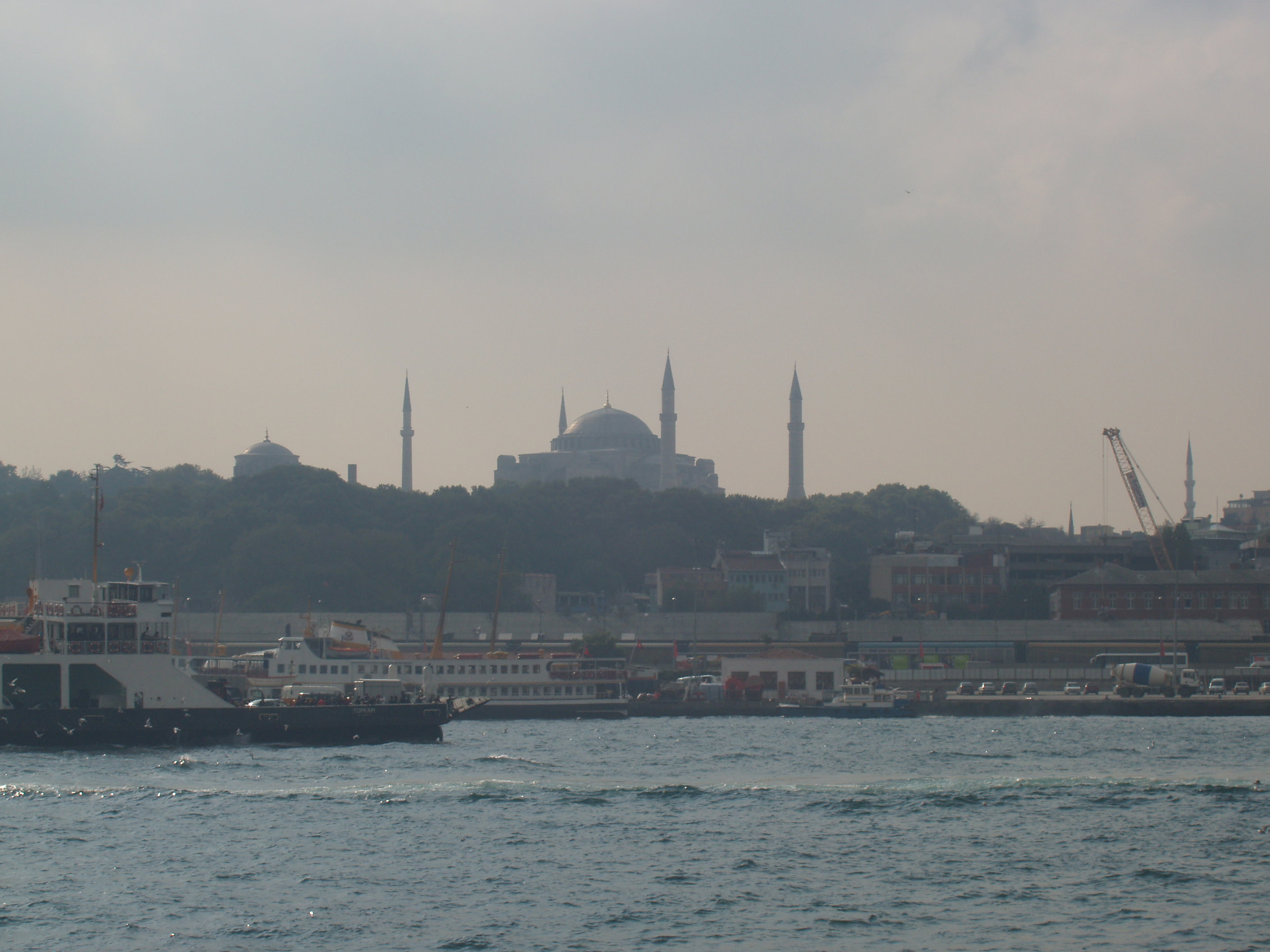 the view from Bosporus - Konstantinoupoli
