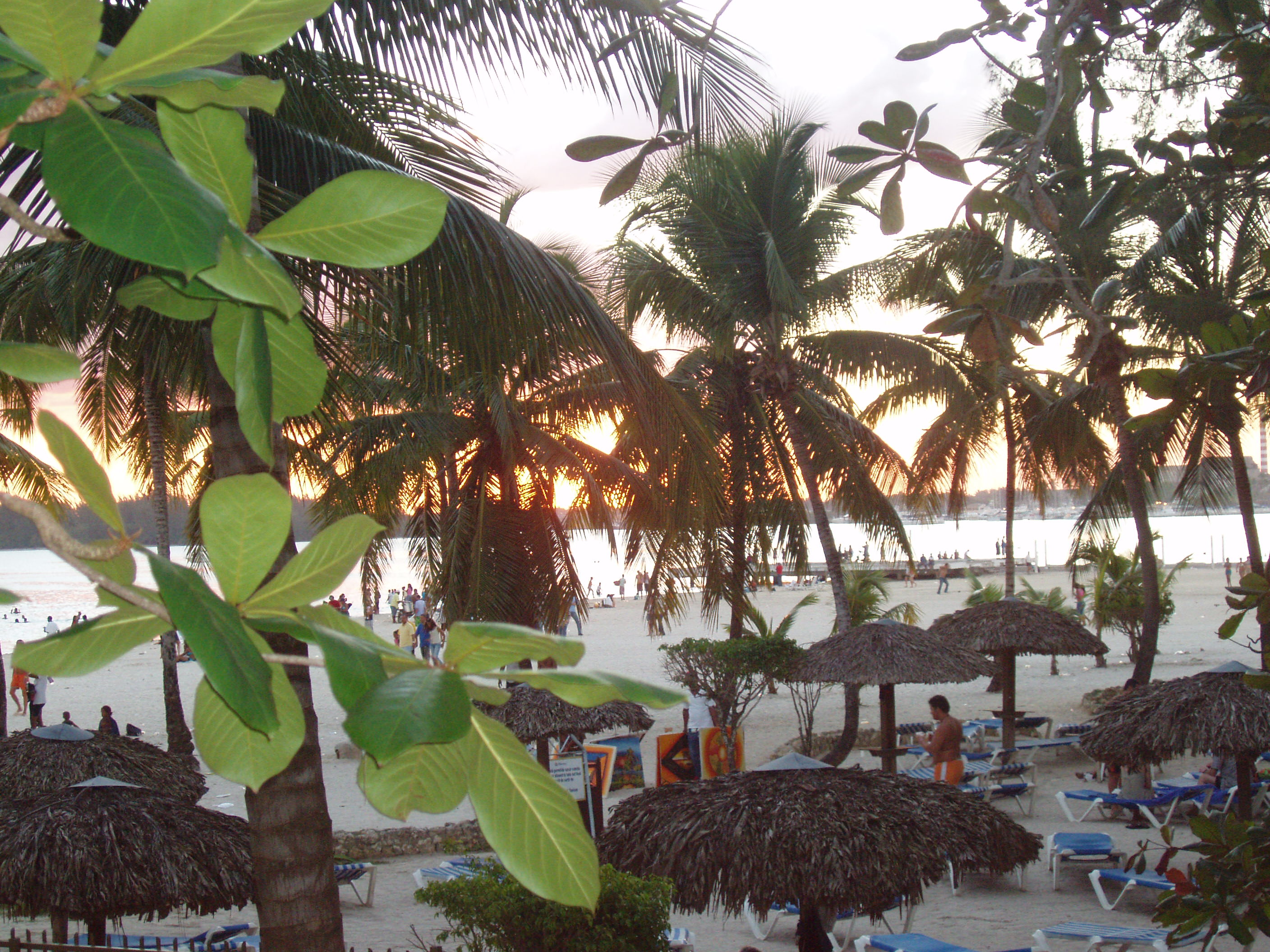 the view of our balcony - Boca Chica Dominican Republic