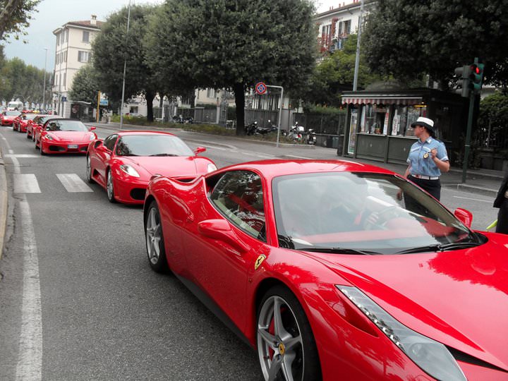 traffic in Italy! Lecco, Lombardia