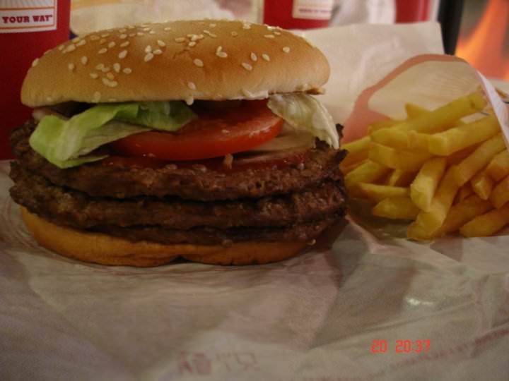 Triple Whopper στα Burger King - Αεροδρόμιο Ζυρίχης