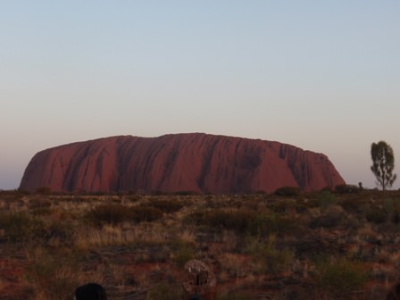 Uluru το ηλιοβασίλεμα