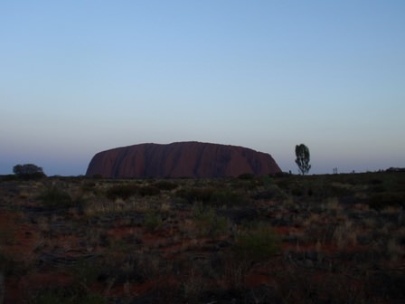 Uluru-Ayers Rock το ηλιοβασίλεμα