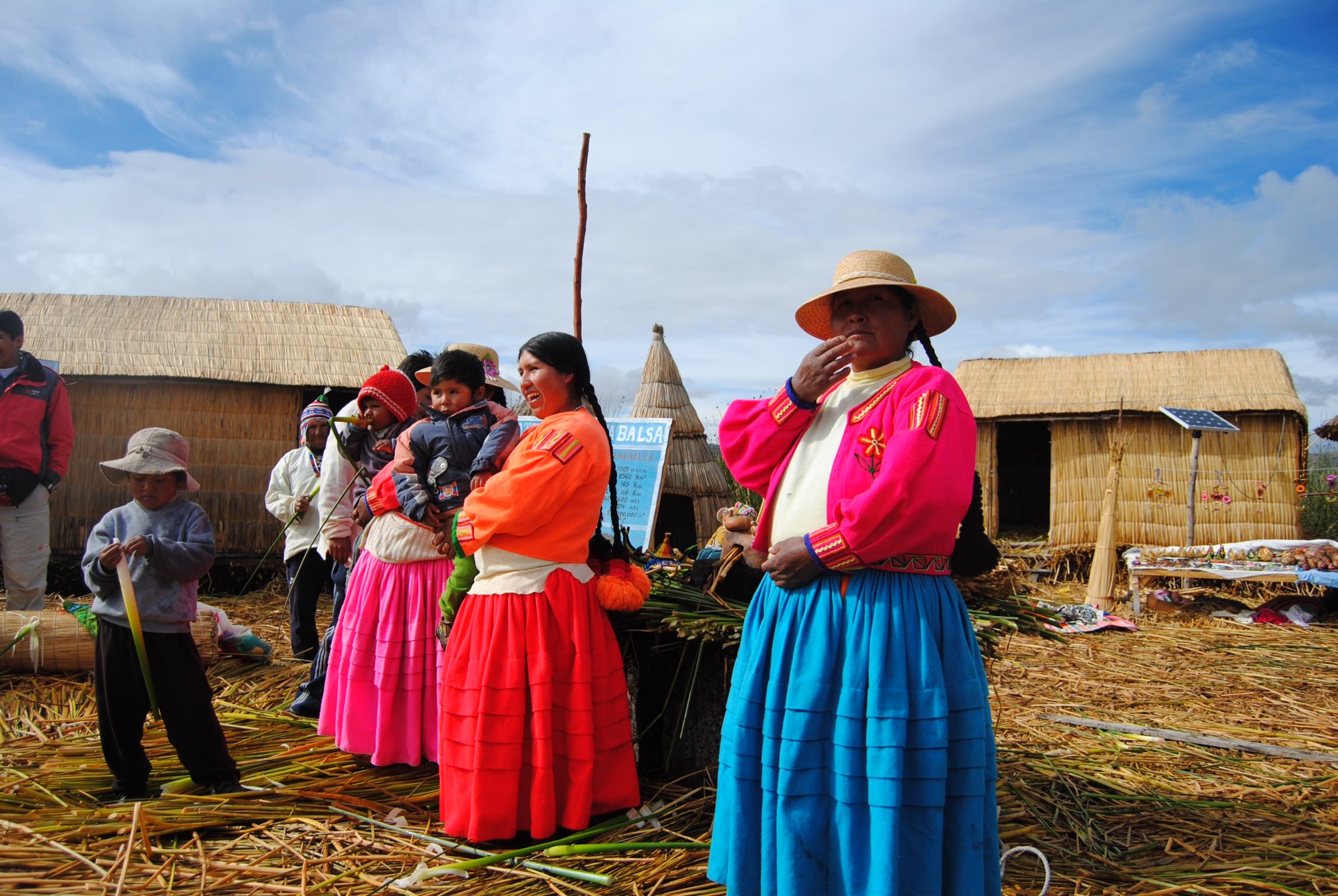 Uros Island,Lago Titikaka
