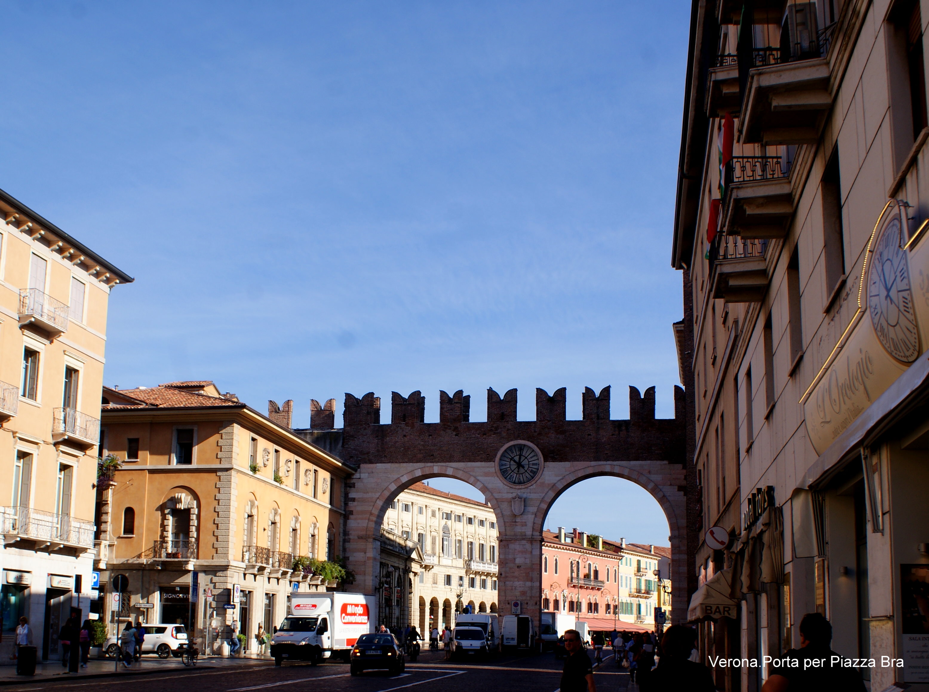 Verona,Porta for Piazza Bra