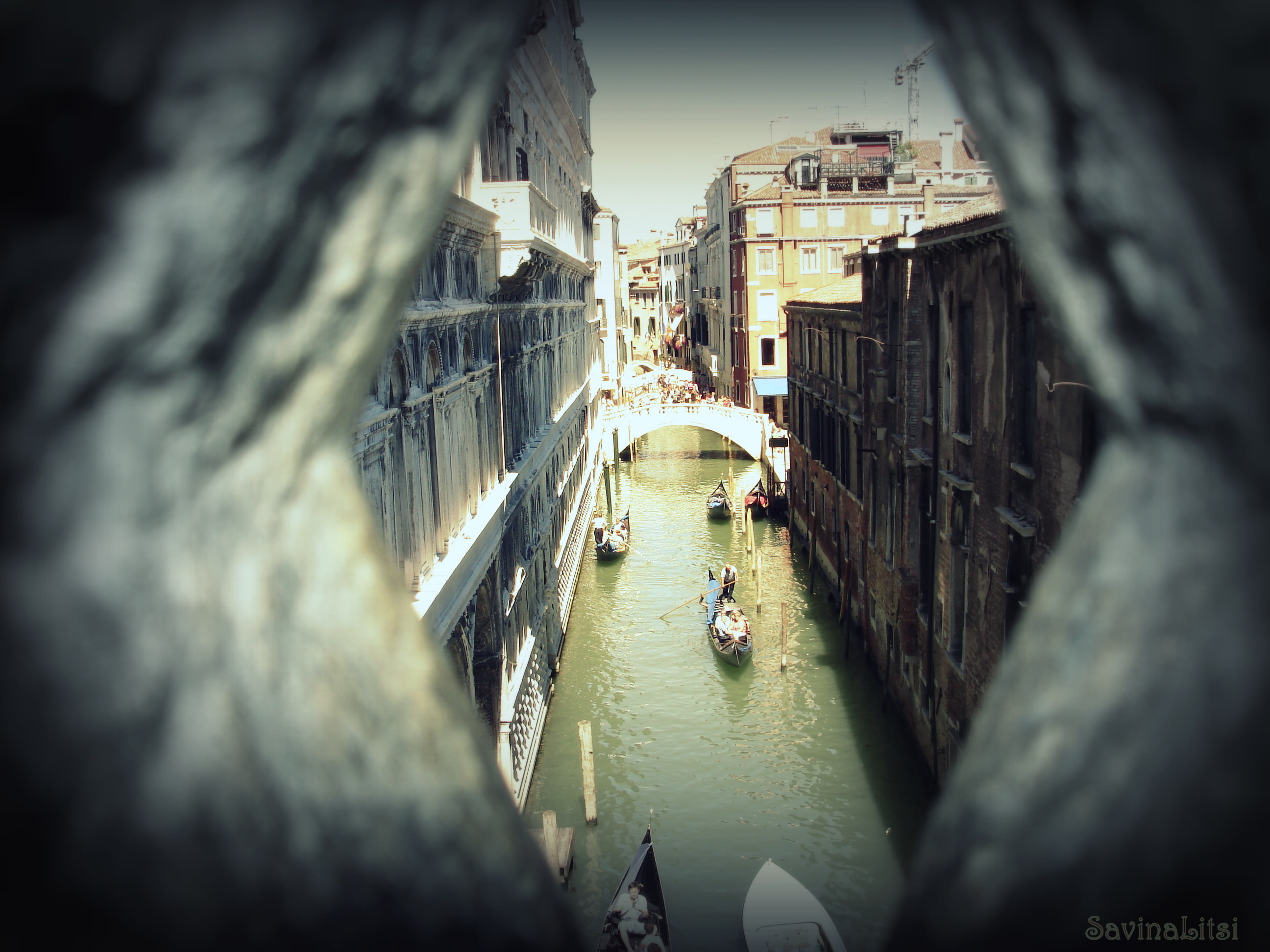 View From Ponte Dei Sospiri