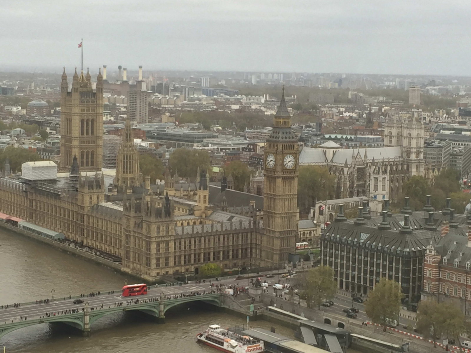 View from the London Eye