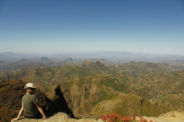 View of Simien Mountains