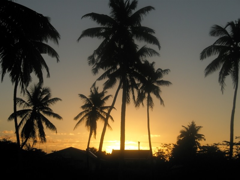 view outside our villa