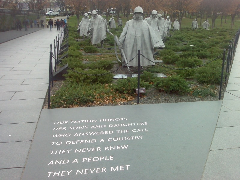 Washington DC - Korean war monument