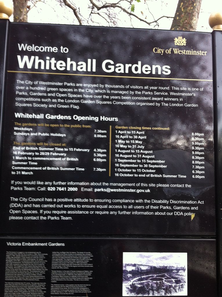 Whitehall Gardens