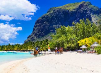 Κολύμπι με άλογα στο Μαυρίκιο