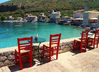 Σαν απο θεατρικό σκηνικό το Λιμένι